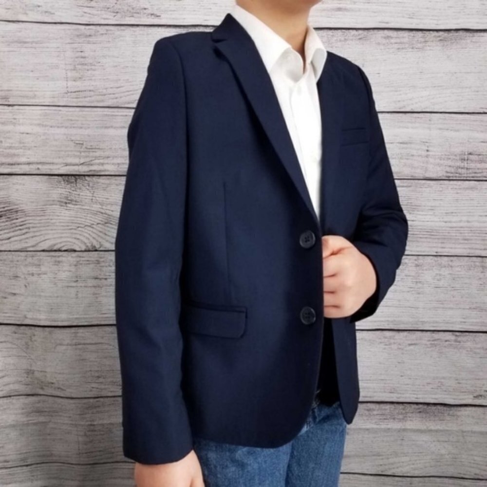 NEW Elliott Nordstrom Boys Youth Size 18 Navy Blue School Blazer Suit Jacket